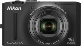 Nikon Coolpix S8100 12.1 Mp Cmos Digital Camera With 10X Optical, Black - £224.46 GBP