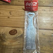 1994 Coca-Cola Steel Plated Bottle Opener 7.5" New In Original Coca Cola... - $9.90