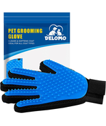 Pet Hair Remover Glove - Gentle Pet Grooming Glove Brush - Deshedding Gl... - $18.72 CAD