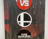 Nintendo Switch Super Smash Bros Ultimate Logo Pin Pack Metal Rare Promo... - £11.84 GBP