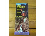 See Famous Seven Falls Colorado Springs By Night By Day Brochure - £18.78 GBP