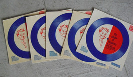 Lot of 5 Vintage 1969 33 1/3 Promo Records Burger King Pledge of Allegiance - £17.40 GBP