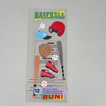 Baseball Scrapbook Dimensional Stickers Jean Card and Gift Co New - $5.94