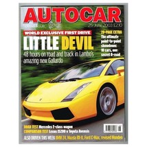 Autocar Magazine 25 June 2003 mbox2748 Little Devil Lambo&#39;s amazing new Gallardo - £3.85 GBP