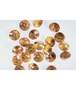 Genuine Copper Penny Buttons - Soldered Shank/Domed/Polished - Quantity ... - £18.87 GBP