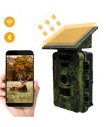 Solar Trail Camera Wifi Night Vision 60mp 8K Waterproof Wildlife Monitor... - $95.07 CAD