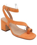 BCBGeneration Women Block Heel Slingback Sandals Danni Sz US 5M Orange Suede - $34.65
