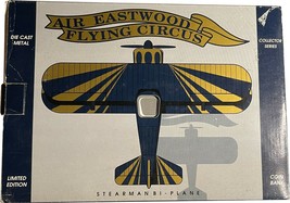 Spec-Cast Air Eastwood Flying Circus Diecast Stearman Bi-Plane 1992 - $29.99