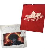 It Pennywise Movie Women Horror T Shirt Stephen King Boat Short Sleeve T... - $319.70 MXN