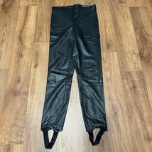 BlankNYC Women Faux Leather Pull On Mid Rise Skinny Pants Leggings Stirrups 27 - £25.02 GBP