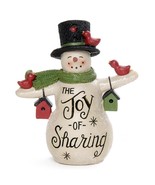 &quot;The Joy of Sharing&quot; Snowman With Birdhouses - $12.59 CAD