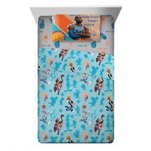 Space Jam Kids Full Sheet Set, Blue and Gray, Warner Bros - £38.94 GBP