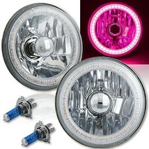 Octane Lighting 5 3/4 Inch SMD Pink LED Halo Angel Eye Halogen 60/55w Crystal Cl - £79.09 GBP