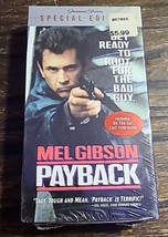 Payback (VHS, 2000, Special Edition) Mel Gibson BRAND NEW SEALED Action ... - $148.10 MXN