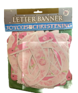 Joyous Christening 9.Y5’ Banner Girl Primastic - $235.72 MXN