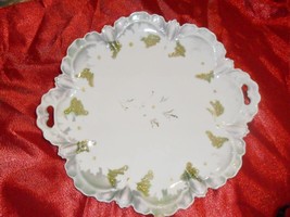 RS Prusia 2 Handle Platter/Tray Reticulated,unmarked, lusterware [#125 - $62.71
