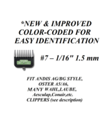 ANDIS 1/16&quot;Premium METAL CLIP BLADE GUIDE ATTACHMENT COMB*Fit AGC,SMC,AG... - $7.99