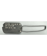 Vintage Dog tag WW2 military grover c stowe jr (#3) - £44.61 GBP