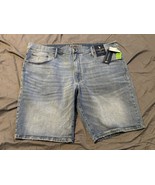 U.S. Polo Assn. Men’s 5 Pocket Denim Shorts W42 Light Wash Stretch Jeans... - $13.68 CAD
