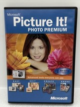 Microsoft Picture It! Photo Premium Version 9.0 CD Excellent Condition - £33.17 GBP