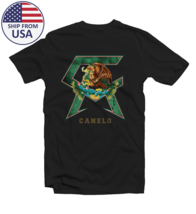 SAUL ALVAREZ CANELO Black white Tee for men&#39;s Tee Shirt T-shirt Free Shi... - $17.09+
