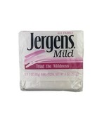 Vintage Jergens Mild Facial Size Soap Bars White All Family 3 x 3 oz Bar... - $27.66 CAD