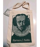NWT 1994 RARE Barnes &amp; Noble Shakespeare Canvas Tote Bag  Vintage Collec... - $61.54 CAD