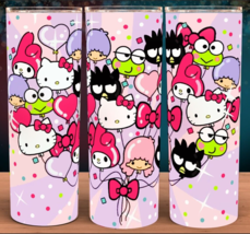 Hello Kitty and Friends Heart Balloon Coffee Cup Mug Tumbler - £15.94 GBP