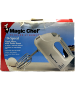 Magic Chef 10 Speed Hand Mixer with Turbo Boost, White, Open Box. - £16.95 GBP