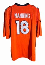Men’s Nike On Field Peyton Manning Denver Broncos NFL Jersey Size Large Orange - £31.02 GBP