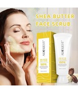AUQUEST Shea Butter Face Scrub Exfoliating Facial Cleanser Whitening Moi... - $161.98 MXN