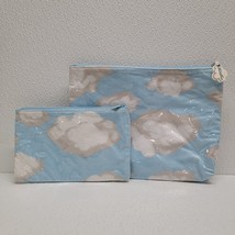 Nick &amp; Nora Clouds in a Blue Sky 2 Zip Bags Pouches - Read - $19.70