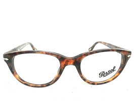 New Persol 3036-V 108 Caffe 50mm Men&#39;s Women&#39;s Unisex Tortoise Eyeglasses Frame - £151.86 GBP
