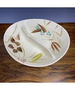 Vintage Red Wing Divided Serving Bowl Random Harvest Atomic MCM USA - $561.64 MXN