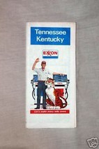 1979 Exxon Tennessee Kentucky Map - £1.96 GBP