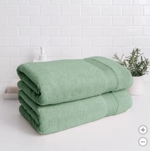 Turkish Towel Company Towels Set Green Signature Quick-Drying Cotton Abs... - $1,610.94 MXN