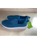 Athletic Works Size 6 Women&#39;s Blue Plush Memory Foam Slip On New - $10.88