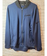 Men Long Sleeve Navy Blue XL Nike Baseball Dri Fit Jacket Full Zip Activ... - $628.11 MXN