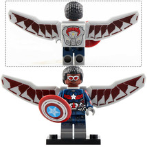 Captain America Sam Wilson (Falcon) Marvel Avengers Endgame Minifigure Toy - £2.18 GBP