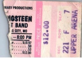 Bruce Springsteen Concert Ticket Stub Février 5 1981 Kansas Ville Missouri - £32.12 GBP