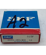 SKF 6000-2RSJEM Deep Groove Ball Bearing, Bore 10mm Width 8mm  - $10.40