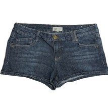 Jolt Womens Junior Size 13/31 Shorty Medium Wash Denim Jean Shorts - £7.08 GBP