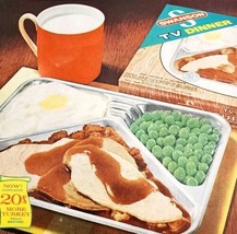 1963 Campbell&#39;s Swanson TV Dinners Turkey Advertisement Microwave DWII13 - $29.99