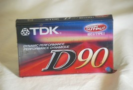 Tdk D90 High Output 1ECI/ Type I Blank Cassette Tape Sealed - £0.77 GBP