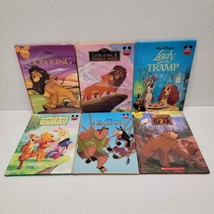 Lot of 6 Disney’s Wonderful World of Reading Picture Books Lion King, Pooh, etc. - $8.36