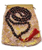 Tiger Eye Mala Beads Prayer Mala Reiki Healing Crystal - Stone Protectio... - £66.15 GBP