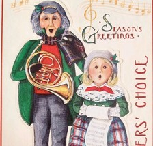 1992 Byers Choice Christmas Ornament Caroling Unpunched Vintage NOS E37A - $19.99