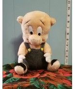 Porky Pig Warner Bros Looney Tunes Stuffed Animal Plush 1993 Vintage 8&quot; ... - £6.10 GBP