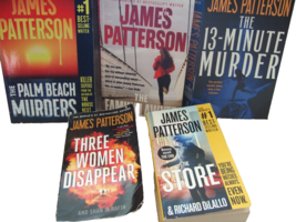 13 JAMES PATTERSON NOVELS: (3) 3-in-1 Volumes and (2) 2-in-1 Volumes Bestsellers - £18.75 GBP