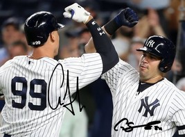 Aaron Judge Gary Sanchez Signed Photo 8X10 Rp Autographed Yankees Baseball ! - £15.25 GBP